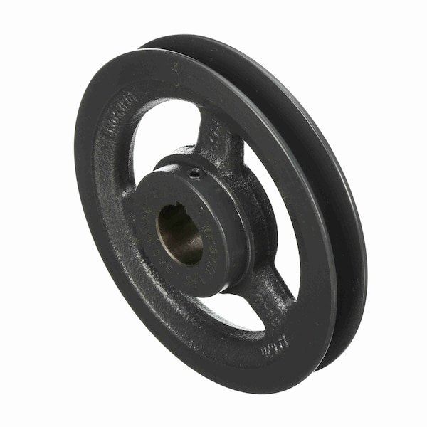 1 Groove Cast Iron Fhp - Finished Bore Sheave, BK67X 1 1/8
